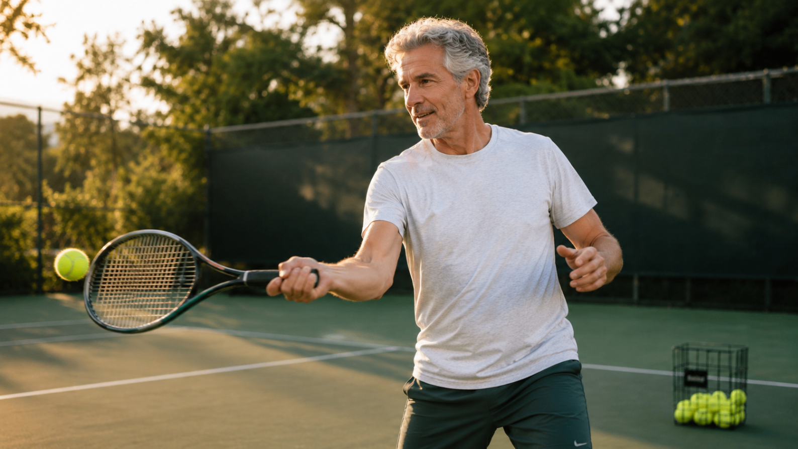 É tarde para começar? Como jogar tênis aos 40, 50 ou 60 anos